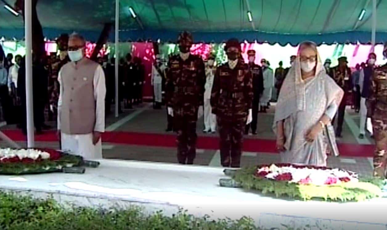 রাষ্ট্রপতি ও প্রধানমন্ত্রীর শ্রদ্ধাঞ্জলি প্রদান, টুঙ্গিপাড়ায় স্মরণ অনুষ্ঠান. Channel i News - চ্যানেল আই নিউজ