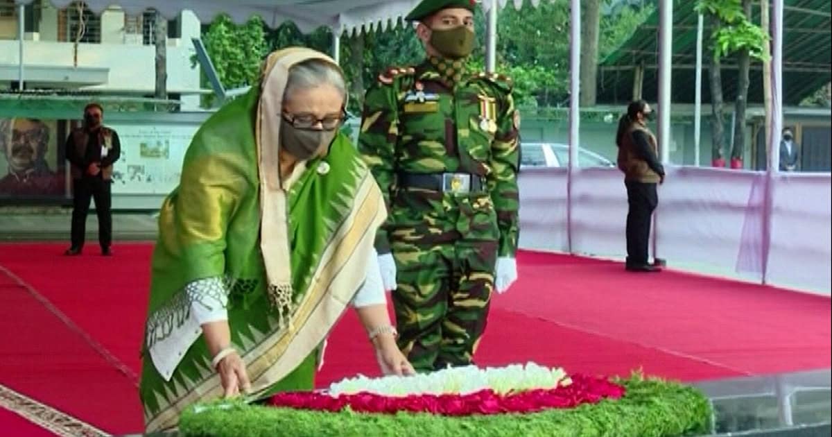 প্রধানমন্ত্রীর জাতির পিতার প্রতিকৃতিতে শ্রদ্ধা নিবেদন. Channel i News - চ্যানেল আই নিউজ