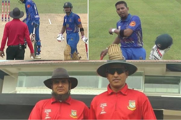 বাংলাদেশের ঘরোয়া ক্রিকেটে আম্পায়ারদের ওপর আস্থা নেই ক্রিকেটারদের। সিদ্ধান্ত নিয়ে বিতর্ক থাকেই। অখেলোয়াড়সুলভ আচরণের পর সংবাদের শিরোনাম হন ক্রিকেটার