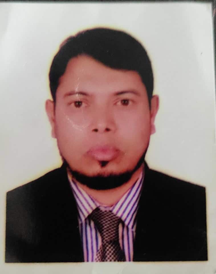 Professional portrait of a man in formal attire, black suit and striped shirt. Channel i News - চ্যানেল আই নিউজ