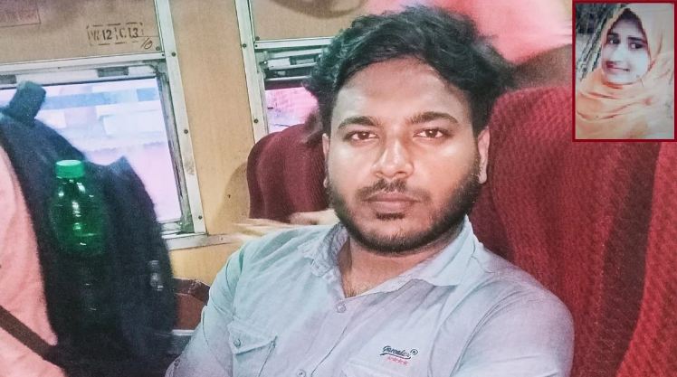 গ্রেপ্তার আব্দুল্লাহ ইসতিয়াক রাব্বি।ইনসেটে নিহত রিক্তা আক্তার।