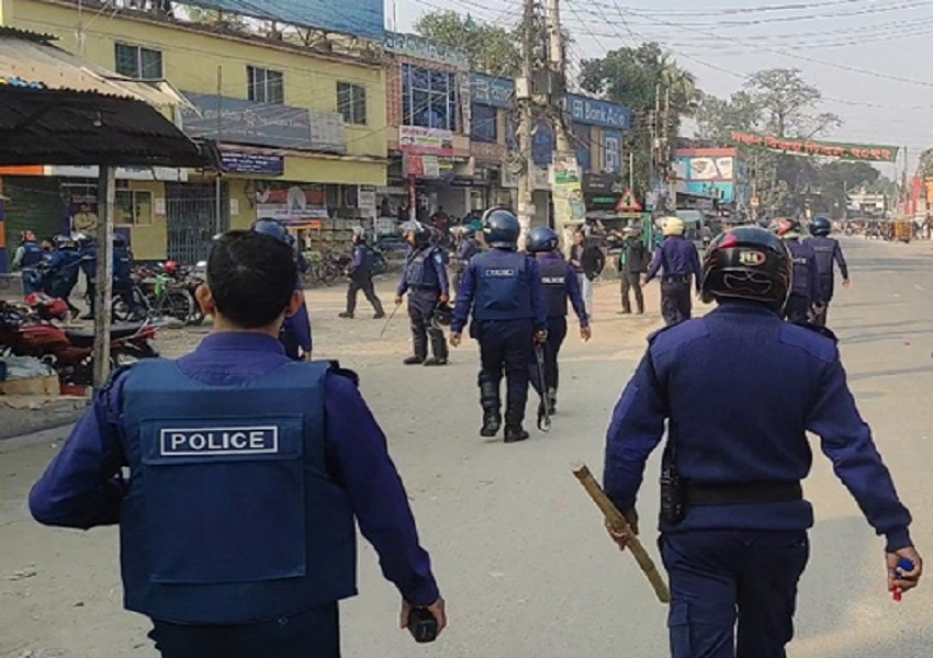 পুলিশ-বিএনপি সংঘর্ষ