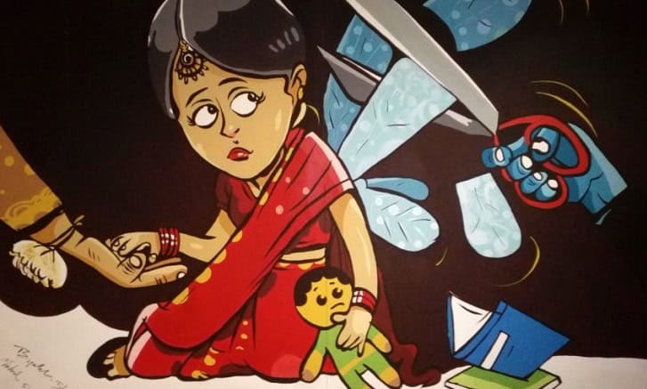 শিশু ও নারীর স্বাস্থ্য সচেতনতা বিষয়ক চিত্র, যেখানে শিশু ও নারীকে দেখানো হয়েছে. Channel i News - চ্যানেল আই নিউজ