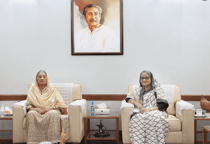 প্রধানমন্ত্রীর সঙ্গে রওশন এরশাদের সৌজন্য সাক্ষাৎ, ছবি. Channel i News - চ্যানেল আই নিউজ