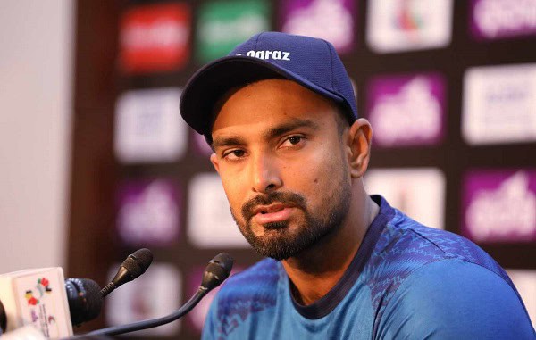 বাংলাদেশ ক্রিকেটার লিটন দাস সংবাদ সম্মেলনে অংশগ্রহণ করছেন।. Channel i News - চ্যানেল আই নিউজ