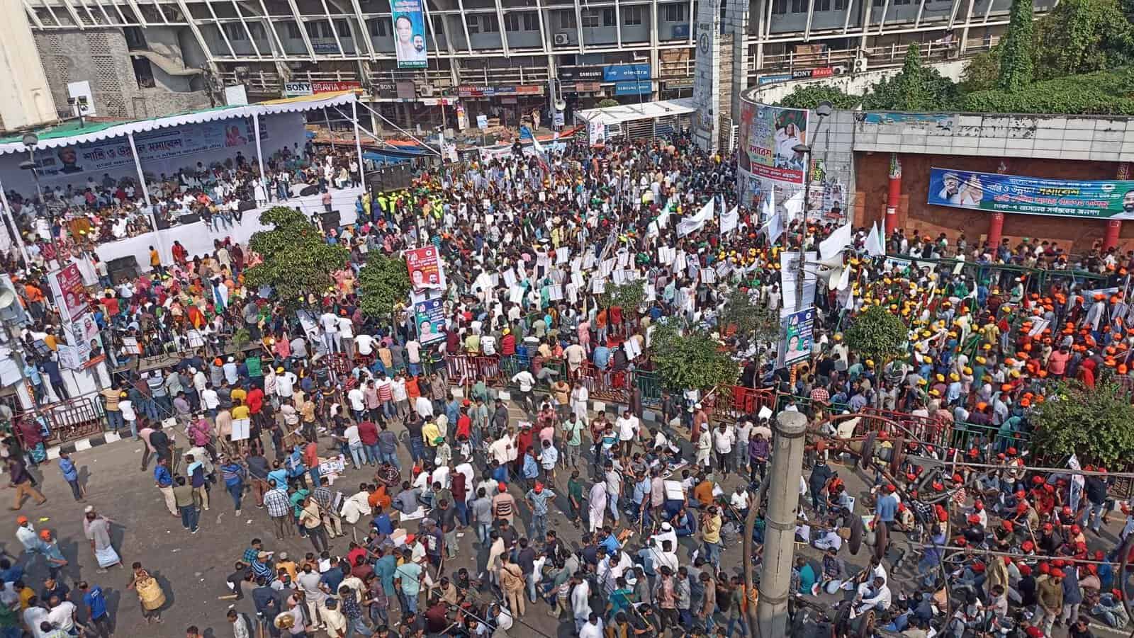 বাংলাদেশের রাজধানীতে আওয়ামী লীগের সমাবেশে ব্যাপক জনসমাগম. Channel i News - চ্যানেল আই নিউজ