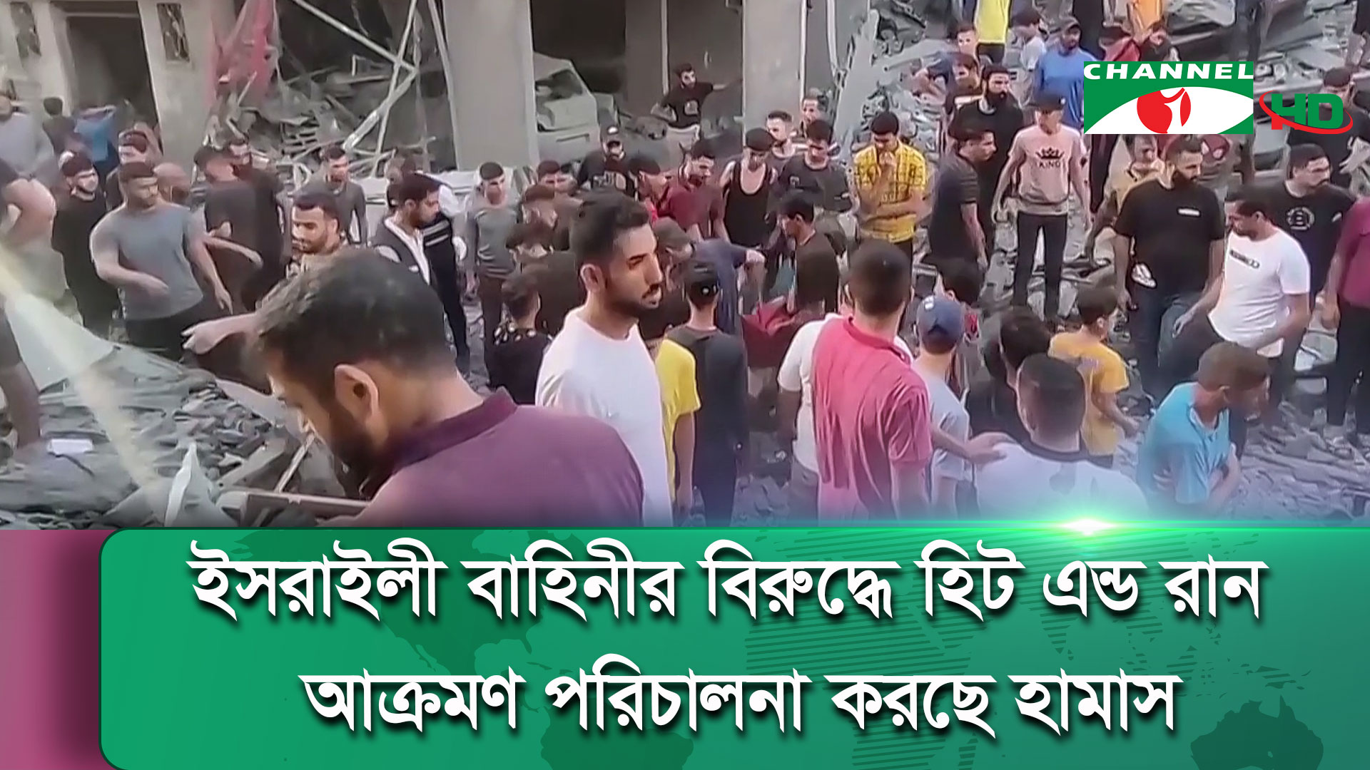 ফিলিস্তিন ভূখণ্ডের বেশ কয়েকটি জায়গায় ইসরায়েলের হামলা