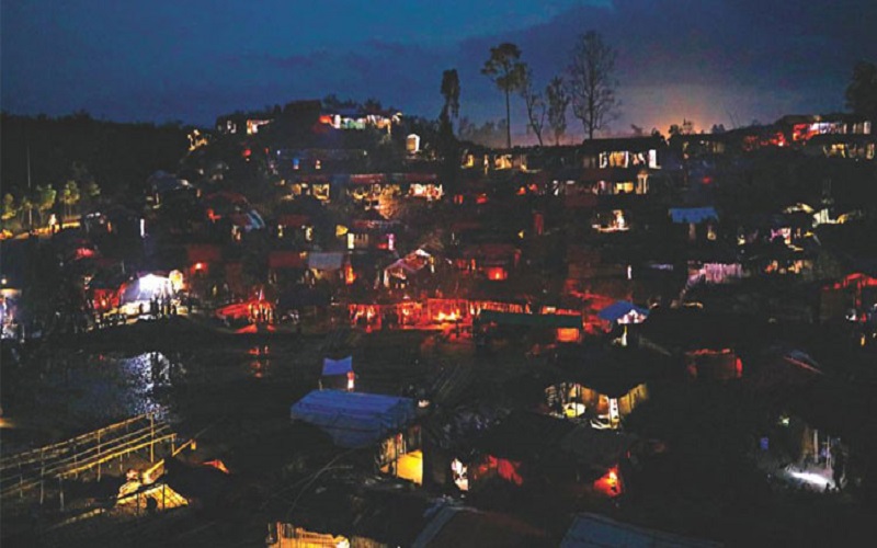 উখিয়া রোহিঙ্গা ক্যাম্প।