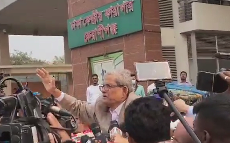 কারামুক্ত হয়েছেন মির্জা ফখরুল ও আমীর খসরু মাহমুদ