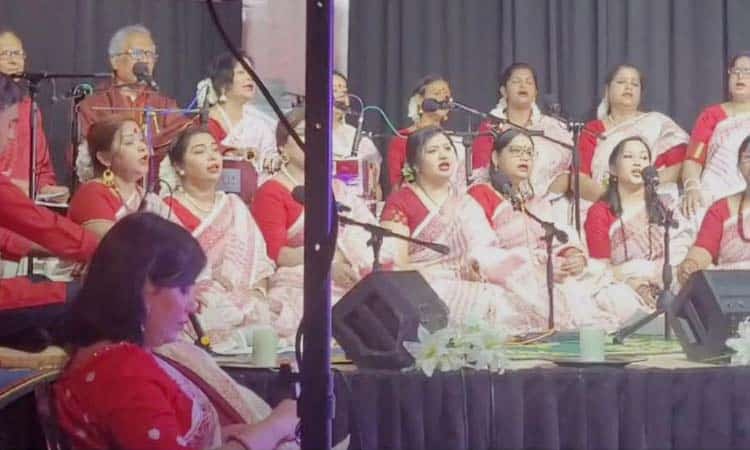বাংলাদেশের নারীদের সাংস্কৃতিক পরিবেশনা, গান ও নাচের দৃশ্য. Channel i News - চ্যানেল আই নিউজ
