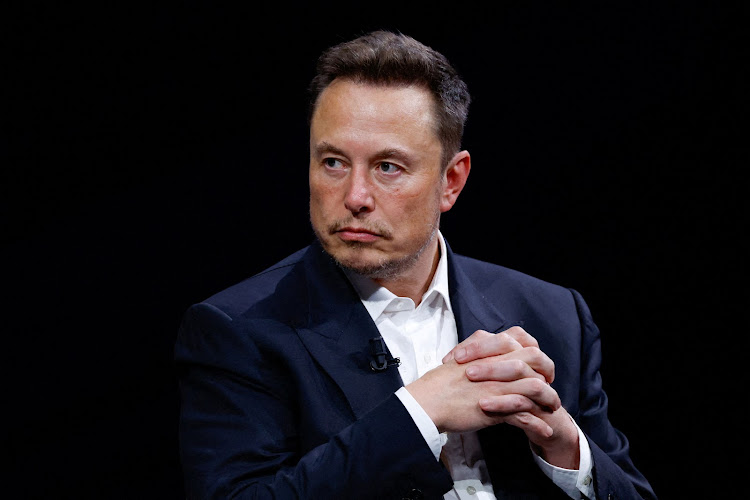 FILE PHOTO: Elon Musk, Chief Executive Officer of SpaceX and Tesla and owner of X, formerly known as Twitter, attends the Viva Technology conference dedicated to innovation and startups at the Porte de Versailles exhibition centre in Paris, France, June 16, 2023. REUTERS/Gonzalo Fuentes/File Photo