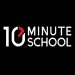 10 Minute School logo on black background, educational platform in Bangladesh. Channel i News - চ্যানেল আই নিউজ