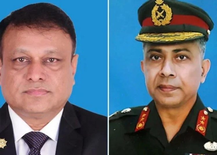 লেফটেন্যান্ট জেনারেল মজিবুর রহমান ও লেফটেন্যান্ট জেনারেল মোহাম্মদ সাইফুল আলম