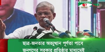সংস্কারের জন্য অন্তর্বর্তী সরকারকে সময় দেওয়া হবে: বিএনপি