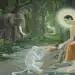 বৌদ্ধ ভিক্ষু ও বানরদের মধ্যে ধর্মীয় অনুশীলন. Channel i News - চ্যানেল আই নিউজ