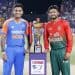 বাংলাদেশ ও ভারতের ক্রিকেটাররা ট্রফি হাতে, মাঠে উল্লাসে ভরা দৃশ্য. Channel i News - চ্যানেল আই নিউজ