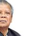 বয়স্ক ব্যক্তি, সম্ভবত আমির হোসেন আমু, একটি কালো জ্যাকেট পরা. Channel i News - চ্যানেল আই নিউজ