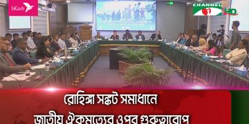 রোহিঙ্গাসহ যেকোন সংকট মোকাবেলায় জাতীয় ঐকমত্য জরুরি: পররাষ্ট্র উপদেষ্টা