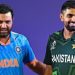 ভারত ও পাকিস্তান ক্রিকেটাররা মাঠে একে অপরের সাথে শুভেচ্ছা বিনিময় করছেন. Channel i News - চ্যানেল আই নিউজ