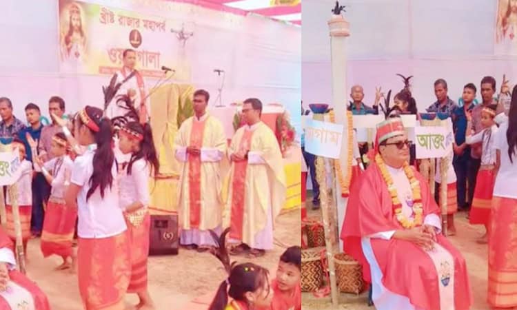 গারো সম্প্রদায়ের ওয়ানগালা উৎসবের আনন্দময় দৃশ্য. Channel i News - চ্যানেল আই নিউজ