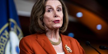 UNITED STATES - JUNE 24: Speaker of the House Nancy Pelosi, D-Calif., conducts her weekly news conference in the Capitol Visitor Center on Friday, June 24, 2022. (Tom Williams/CQ-Roll Call, Inc via Getty Images)