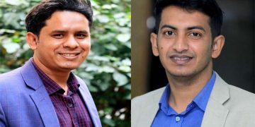 ইরাবের সভাপতি আকতারুজ্জামান ও সম্পাদক সেলিম আহমেদ ছবি. Channel i News - চ্যানেল আই নিউজ