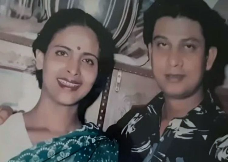 স্ত্রী অজন্তার সাথে প্রবীর মিত্র