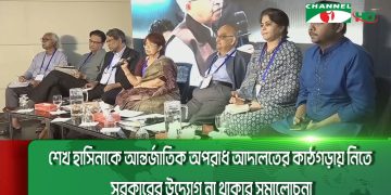 শেখ হাসিনাকে আন্তর্জাতিক অপরাধ আদালতের কাঠগড়ায় নিতে সরকারের উদ্যোগ না থাকার সমালোচনা
