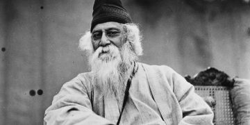 Portrait of Indian author and poet Rabindranath Tagore, circa 1935. (Photo by Fox Photos/Hulton Archive/Getty Images)