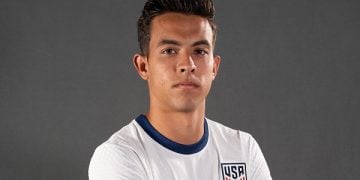 TEGULCIGALPA, HONDURAS - JUNE 16: Quinn Sullivan during a studio portrait session at training camp on June 16, 2022 in Tegulcigalpa, Honduras.