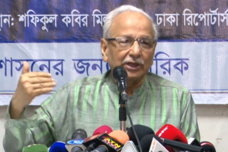 ছবি: সুজন সম্পাদক বদিউল আলম মজুমদার (সংগৃহীত)