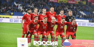 ২০২৫ সালে গ্রানাডার বিপক্ষে প্রিতী ম্যাচে রাশিয়ার একাদশ