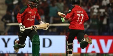 ৭০ বলে ৯৫ রানের জুটি গড়েছেন লিটন দাস ও তাওহীদ হৃদয়।