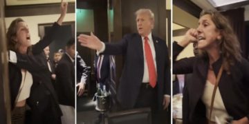 ছবি: ডিসিতে ট্রাম্পের নৈশভোজে বাধা দিচ্ছে ফিলিস্তিনিপন্থী বিক্ষোভকারীরা