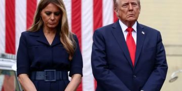 যুক্তরাষ্ট্রের পেন্টাগনে ৯/১১-এর স্মরণসভায় প্রেসিডেন্ট ডোনাল্ড ট্রাম্প।