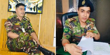 প্রতারণার অভিযোগে গ্রেপ্তার ভুয়া সেনা কর্মকর্তা। ছবি: র‍্যাব