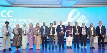 দুই দিনব্যাপী বাংলাদেশ ইন্টারন্যাশনাল ক্যান্সার  কংগ্রেস-২০২৫ এর উদ্বোধন করা হয়