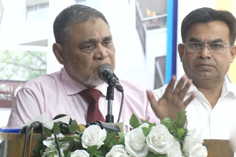 প্রধান নির্বাচন কমিশনার (সিইসি) এ এম এম নাসির উদ্দিন। ছবি: ভিডিও থেকে নেওয়া