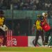 বাংলাদেশের ক্রিকেটার ব্যাটিং করছে, বিপক্ষ দলের ফিল্ডার প্রস্তুত. Channel i News - চ্যানেল আই নিউজ