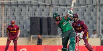 ১৪ বলে ৩৯ রানের ঝড়ো ইনিংস খেলেছেন রিশাদ হোসেন। ছবি: বিসিবি