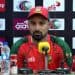 বাংলাদেশ ক্রিকেটার লিটন দাস সংবাদ সম্মেলনে বক্তব্য দিচ্ছেন।. Channel i News - চ্যানেল আই নিউজ