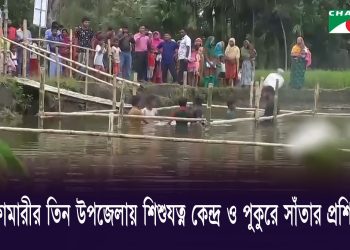 নীলফামারীর তিন উপজেলায় শিশুযত্ন কেন্দ্র ও পুকুরে সাঁতার প্রশিক্ষণ