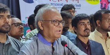 রাজশাহী বিশ্ববিদ্যালয়ে বাংলাদেশ জাতীয়াতবাদী দলের (বিএনপি) জ্যেষ্ঠ যুগ্ম মহাসচিব রুহুল কবির রিজভী