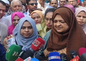 সিলেট ২ আসনের ধানের শীষ প্রার্থী তাহসীনা রুশদীর লুনা