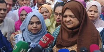 সিলেট ২ আসনের ধানের শীষ প্রার্থী তাহসীনা রুশদীর লুনা