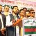 গণঅধিকার পরিষদের নেতারা নির্বাচনী সমাবেশে বক্তব্য দিচ্ছেন।. Channel i News - চ্যানেল আই নিউজ