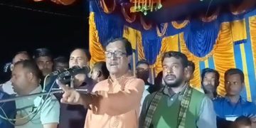 বিএনপি আয়োজিত কর্মী সমাবেশে অ্যাডভোকেট ফজলুর রহমান খান বক্তব্য দেন। ছবি : প্রতিনিধি