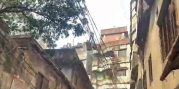 আরমানিটোলার কসাইটুলি। ছবি: ভিডিও থেকে নেয়া