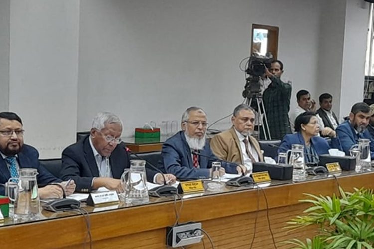 জাতীয় নির্বাচন উপলক্ষ্যে নিবন্ধিত রাজনৈতিক দলের প্রতিনিধিদের সঙ্গে ইসির সংলাপ