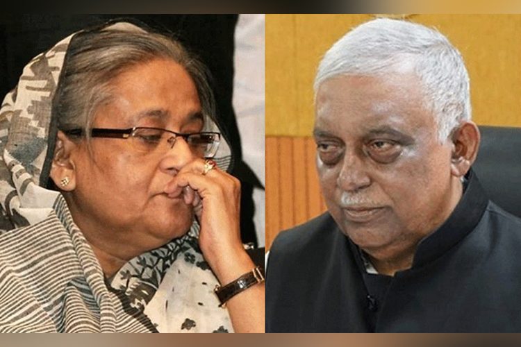 সাবেক প্রধানমন্ত্রী শেখ হাসিনা ও  সাবেক স্বরাষ্ট্রমন্ত্রী আসাদুজ্জামান খান কামাল। ছবি: সংগৃহীত